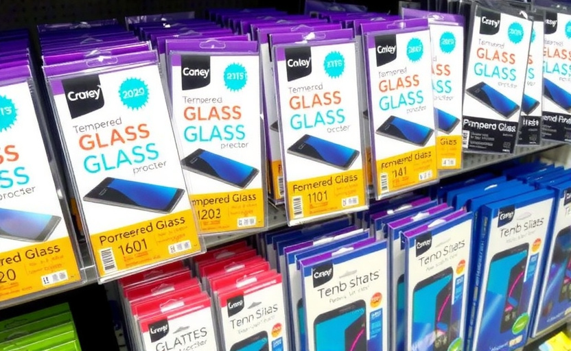 Tempered glass screen protectors